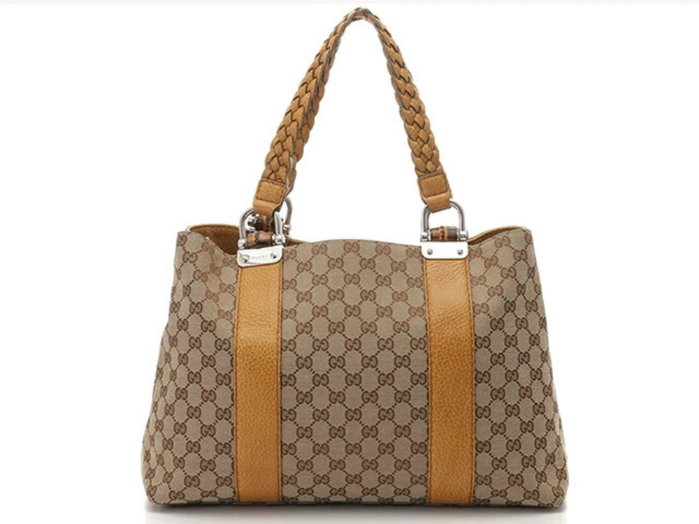Gucci Tote Bag GG Canvas Embossed
